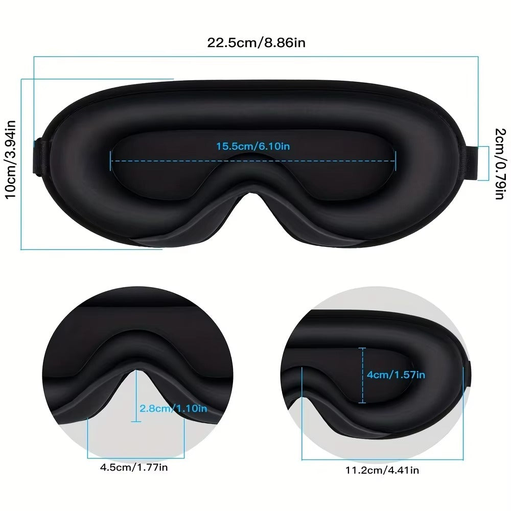 STILLHET – 3D sovmask för djup och ostörd sömn