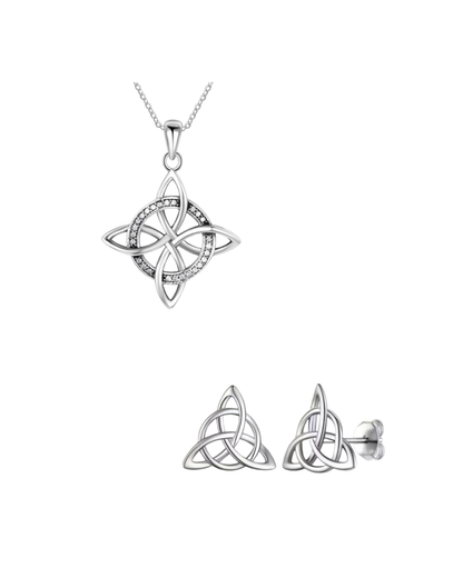 ANDRUM – Halsband med keltiskt kors – symbol för lugn och närvaro