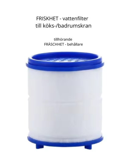FRISKHET – Vattenfilter till FRÄSCHHET kranfilterbehållare för klarare och mjukare vatten