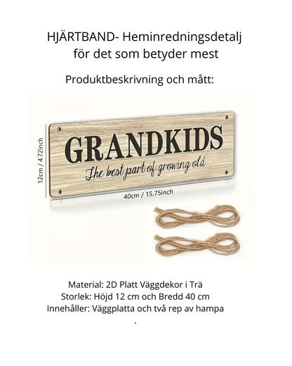 HJÄRTBAND – Heminredningsdetalj för det som betyder mest