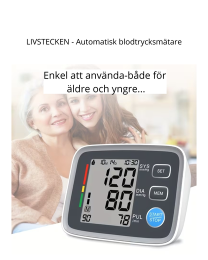 LIVSTECKEN – Automatisk blodtrycksmätare