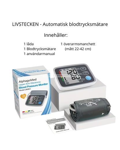 LIVSTECKEN – Automatisk blodtrycksmätare