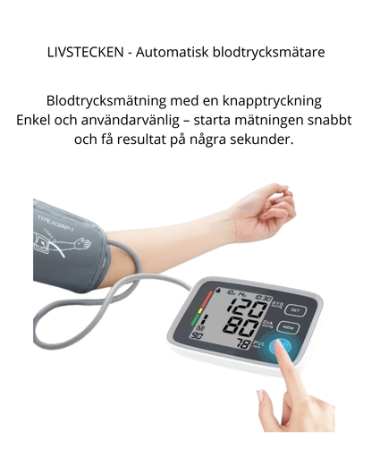 LIVSTECKEN – Automatisk blodtrycksmätare