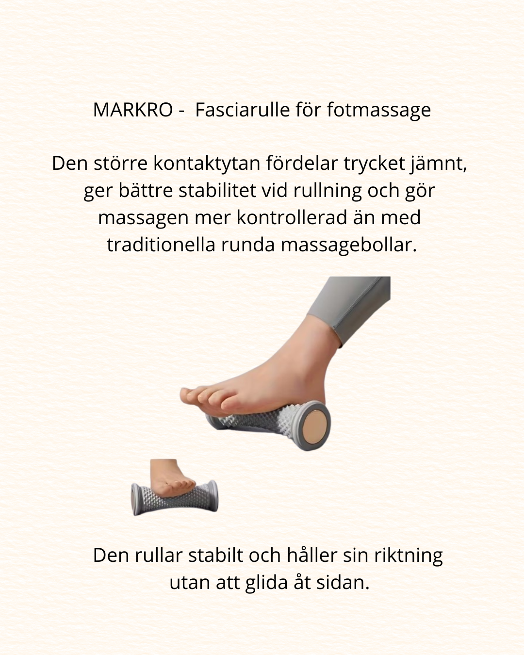 MARKRO – Fasciarulle för fotmassage
