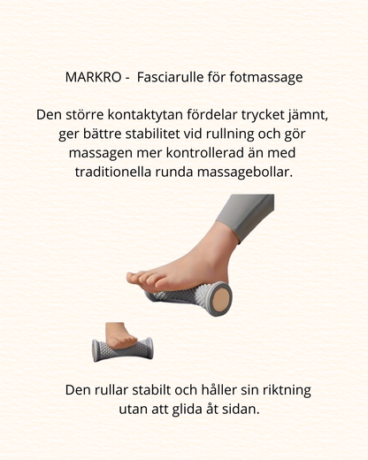 MARKRO – Fasciarulle för fotmassage