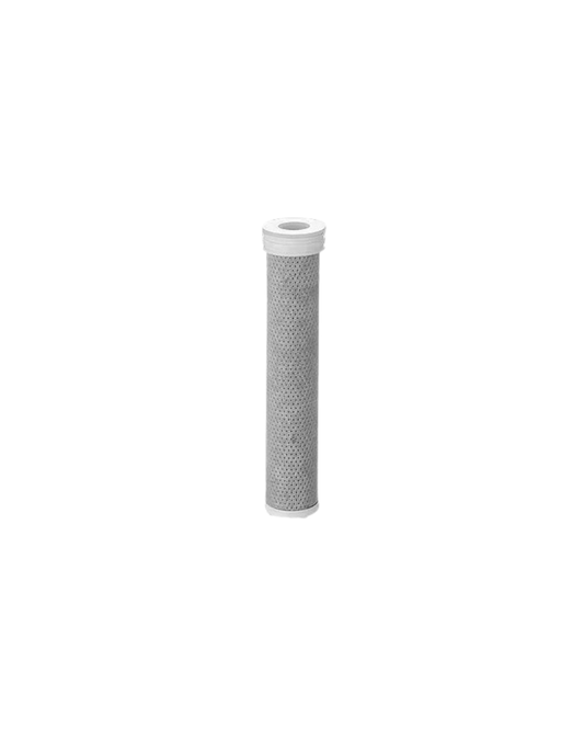 RENHET – Cylindriskt kolfilter i grått och vitt, ersättningsfilter till KLARHET duschhandtag