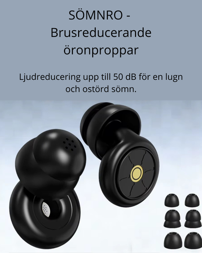 SÖMNRO – Brusreducerande öronproppar för lugn sömn (50 dB)
